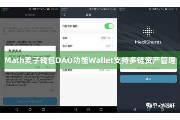 Math麦子钱包DAO功能Wallet支持多链资产管理