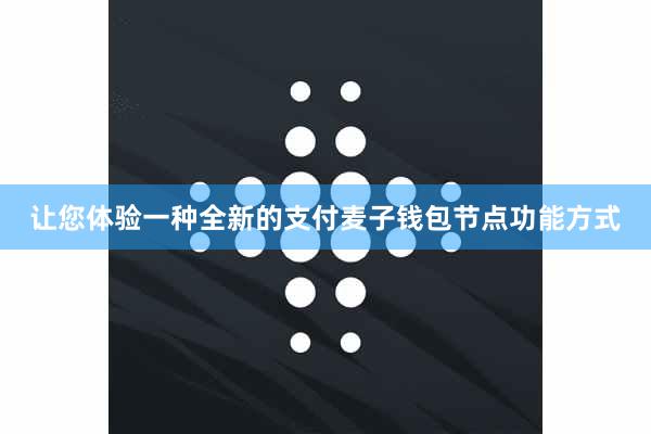 让您体验一种全新的支付麦子钱包节点功能方式